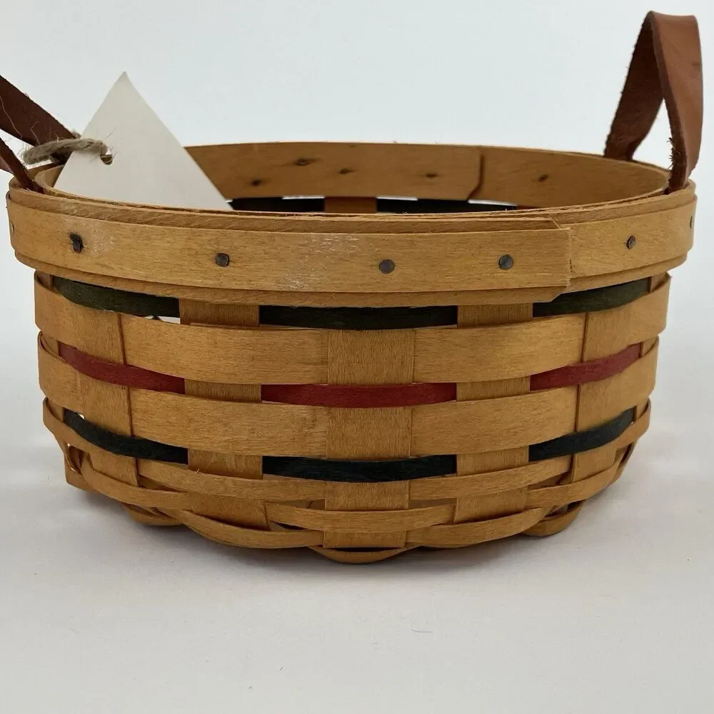 Longaberger Woven Traditions Button Basket Set 7